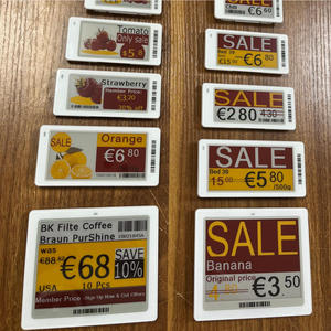 Ble Freezing Esl 2.6 Digital Signage Price Tags E-Ink Epaper Display Retail Store Supermarkets AI Nfc Esl Electronic Shelf Label - Product Image 6