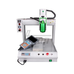 Machine de distribution automatique d'adhésif thermofusible à 3 axes AM 8036, valve chauffée PUR, seringue 30cc, course 300x300x100mm - Product Image 3