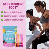 Poudre de Boisson Énergisante Sans Sucre pour l'Hydratation et les Électrolytes – Soutient la Santé Musculaire et le Sommeil – 6 Électrolytes Essentiels pour le Sport et l'Entraînement
