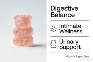 High-Strength Adult Women Probiotic <b>Gummies</b> <b>Vitamins</b> Vegan Sugar-Free Antioxidant Slippery Elm Immunity Support Memory Sleep - Product Image 5