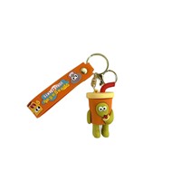 Neuer grenzüberschreitender kreativer Biqibao Resident Ugly Fish Schlüsselanhänger, lustiger Cartoon-Puppen-Rucksackanhänger, Geschenk, Großhandel