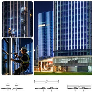 Éclairage Linéaire de Façade pour Bâtiments, Bande <span class=keywords><strong>LED</strong></span> Extérieure pour Espaces d'Exposition - Product Image 5