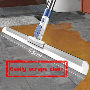 Essuie-glaces ménagers, brosses intercalaires, balais magiques en gros, essuie-glaces de sol en silicone, balais de balayage de salle de bain Gratter le sol - Product Image 4