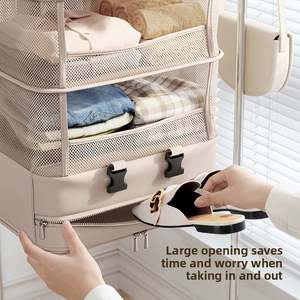 Wholesale Layered Organizer Bag Multifunctional Foldable Clothes <b>Storage</b> Box Shoes <b>Underwear</b> Travel <b>Storage</b> Hanging Bag - Product Image 4