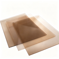 Plaque en polycarbonate solide multi-tons lisse et résistante aux chocs pour façade de magasin, pavillon de loisirs, panneau de protection extérieur
