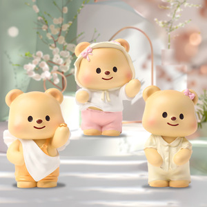 Yu Mo Craft Butter Bear Dress Up Figurine Resin Toy Blind <b>Box</b> Collectible Gift Ornament - Product Image 2
