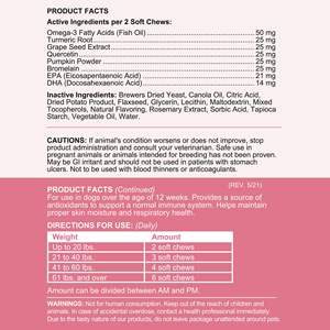 Suplemento Masticable para <span class=keywords><strong>Alergias</strong></span> en Perros OEM/ODM, Ácidos Grasos Omega-3, Apoyo para la Piel con Picazón, Salud Respiratoria, <span class=keywords><strong>Alergias</strong></span> Estacionales/Alimentarias - Product Image 6