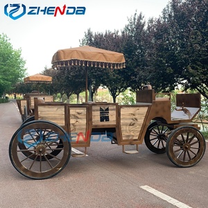 Carroza Eléctrica de Turismo con Tracción en las Cuatro Ruedas Mejorada, Acabado con Aspecto de Madera, Disponible Directamente de Fábrica - Product Image 3