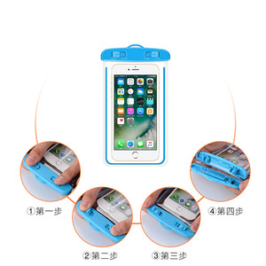 Funda impermeable para teléfono de 6 pulgadas de PVC para natación y deportes acuáticos Apple IPhones XLO-2 - Product Image 3