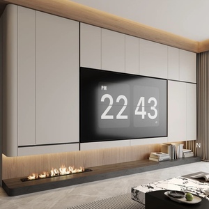 Meubles de salon modernes et simples de luxe, support <span class=keywords><strong>TV</strong></span>, ensemble de meubles <span class=keywords><strong>TV</strong></span> en marbre ou en <span class=keywords><strong>dalle</strong></span> de roche et table basse, derniers modèles - Product Image 2