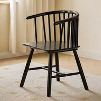 Chaise de salle à manger en bois avec accoudoirs en tissu CJ-177E pour usage commercial, café, hôtel, restaurant, chaise à dossier croisé pour salle à manger