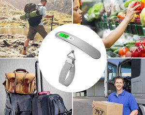 Cao Chính Xác Chính Xác Thông Minh Thời Trang Kỹ Thuật Số Hành Lý Quy Mô Treo Trọng Lượng Quy Mô Với Vành Đai Du Lịch Trọng Lượng Vali Quy Mô - Product Image 4