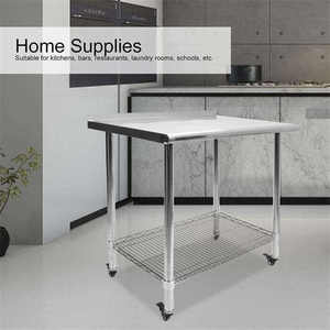 Mesa <span class=keywords><strong>de</strong></span> Trabajo Comercial <span class=keywords><strong>de</strong></span> Acero Inoxidable, Equipo Profesional <span class=keywords><strong>de</strong></span> Cocina, Mesa <span class=keywords><strong>de</strong></span> Preparación <span class=keywords><strong>de</strong></span> Alimentos para <span class=keywords><strong>Restaurante</strong></span>, Estación <span class=keywords><strong>de</strong></span> <span class=keywords><strong>Servicio</strong></span> - Product Image 1