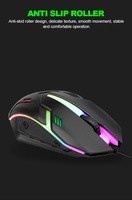 Clavier et souris filaires pour jeux sur ordinateur USB en gros, combo clavier et souris, rétroéclairage LED pour PC de bureau