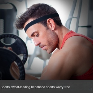 Personalizzazione uomo donna Outdoor Fitness Running Yoga basket sudore assorbente cintura nastro Silicone Anti-slittamento del sudore guida - Product Image 2