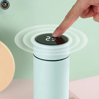 Bouteille d'eau intelligente de 480 ml avec affichage de la température LED, thermos en acier inoxydable, gourde isotherme anti-fuite