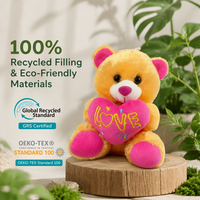 En gros, Peluches super douces de 4, 7 et 8 pouces, modèles animaux variés et modèles pour machines à griffes, type ours, pendentifs de sac à dos
