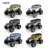 Mini camion RC 1:64 Rock Crawler RWD avec carrosserie en alliage, contrôle par application mobile 2.4G, éclairage LED, 3 vitesses, portée 30M, charge Type C