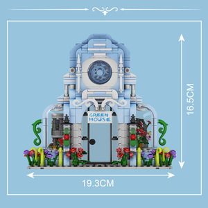 Yuxing Model <span class=keywords><strong>King</strong></span> 16048 Jardin botanique exquis 40 pièces Blocs de construction <span class=keywords><strong>Jouet</strong></span> éducatif pour enfants Ornement - Product Image 3