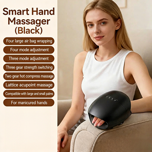 Masajeador de manos profesional con calentamiento automático y función de amasamiento para articulaciones, dedos, palmas, fundas de tendones y muñecas, para uso doméstico. - Product Image 6
