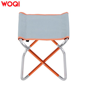WOQI Modern Iron Small Folding <strong>Stool</strong> Travel Chair <strong>Fold</strong> <strong>up</strong> Lightweight Camping Outdoor Furniture Portable - Product Image 3