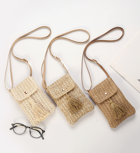 Factory Luxury Designer Women's Crossbody <strong>Bag</strong> High Quality <strong>Mobile</strong> Phone <strong>Bag</strong> Women's Paper Straw <strong>Bag</strong> - Product Image 6
