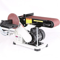 Machine à poncer à bande électrique pour le travail du bois, bricolage, petite machine à polir, machine de table à angle fixe pour couteaux