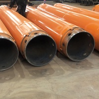 Tube de gainage de pieux FAE, garantie de qualité, pour pieux forés, gainage double paroi, gainage simple paroi, fondation de haute précision