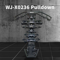 En Stock Accesorios para equipos de gimnasio Lat Pull Down Seated Polea Row Gym Fitness Pull Handle Metal Grip