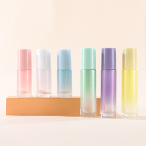 5ml 10ml Rỗng bơm lại ngọc trai Gradient màu nước hoa thủy tinh cuộn trên Con Lăn chai Tinh dầu Mỹ phẩm massage lọ - Product Image 6