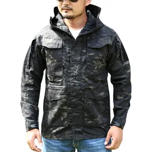 Chaqueta táctica para hombre, chaqueta cortavientos impermeable de primavera y otoño, chaqueta de viaje funcional para acampar, senderismo, gabardina táctica