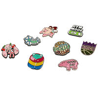 Badges de revers personnalisés avec votre propre logo et nom, mignons, en émail dur ou doux, en métal, pour vêtements