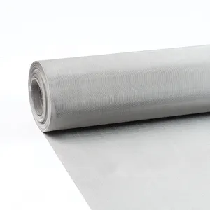 500 400 300 200 100 80 70 25 Micron Stainless Steel Wire Mesh For Filter Reverse Dutch Weave Plain Woven