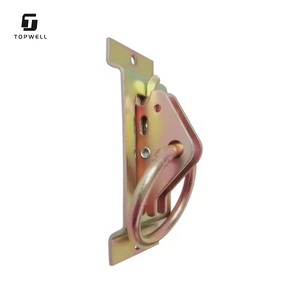 Topwell 2" Attache de fixation robuste E-Track avec joint torique, résistance à la rupture de 4100 lb, crochet de fixation de cargaison en acier <span class=keywords><strong>pour</strong></span> camion, remorque, fourgonnette - Product Image 4
