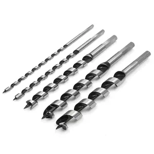 Gỗ khoan bit cho lỗ sâu 6-40mm Đường kính Hex Shank gỗ khoan khoan bit 230mm/300mm/460mm/600mm dài gỗ lõi khoan bit