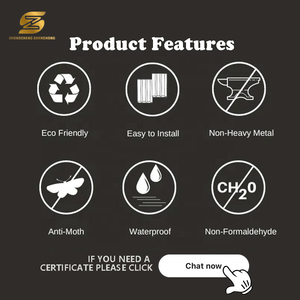 Hiện đại thân thiện với môi cách âm PVC tấm Tường cao bóng đá cẩm thạch nhìn hình học thiết kế chống thấm nước cho khách sạn và hộ gia đình sử dụng - Product Image 6