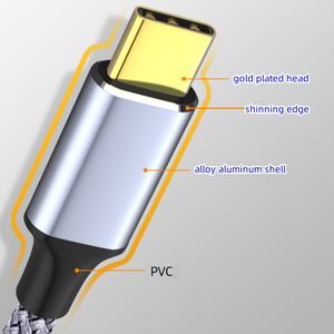 <span class=keywords><strong>สาย</strong></span>ชาร์จเร็ว 5Gbps แบบ Type-C to Micro B  1 เมตร 3.3 ฟุต  วัสดุอลูมิเนียมอัลลอยด์  สำหรับพิมพ์งาน ฮาร์ดดิสก์ โน้ตบุ๊ก  ขายดี - Product Image 3