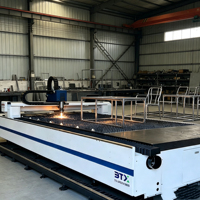Machine de découpe laser à fibre 3000W conforme aux normes européennes, certifiée CE, CNC industrielle avec refroidissement par eau, neuve, pour laiton, le bois, la pierre, le contreplaqué