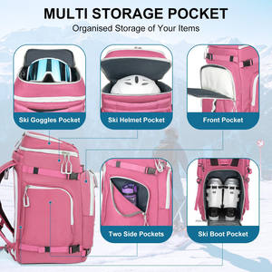 Muestra Gratuita de Bolsa para Botas de Esquí de 50L, Bolsa de Viaje para Esquí con Logotipo Personalizado BSCI, Bolsa para Casco, Mochila para Botas de Esquí para Entrenamiento Deportivo al Aire Libre - Product Image 3