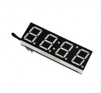 Jam Digital Elektronik LED Merah 3 in 1 Modul Suhu Tegangan Waktu Termometer Voltmeter Dc 5-30v