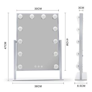 360 grados giratorio 12 bombillas <span class=keywords><strong>Led</strong></span> <span class=keywords><strong>Hollywood</strong></span> estilo vanidad espejo con <span class=keywords><strong>luces</strong></span> regulable - Product Image 6