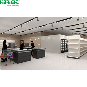 Estanterías Metálicas para Supermercados, Exhibidores de Venta al por Menor, Góndolas, Almacenamiento de Botellas de Vino para Tiendas de Abarrotes - Product Image 2
