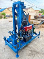 Foreuse hydraulique diesel sur roues pour puits d'eau de 100 à 200 m pour l'irrigation de grandes plantations agricoles