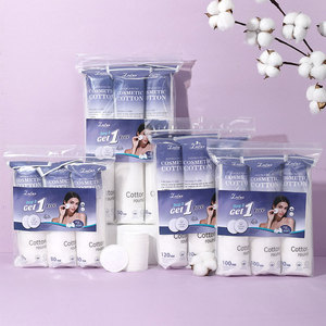 <span class=keywords><strong>Kit</strong></span> <span class=keywords><strong>Completo</strong></span> de Discos de Algodón Redondos 3 en 1 para Limpieza Facial, Desmaquillante y Removedor de Esmalte de Uñas, Paquete al por Mayor para Spa y Clínica - Product Image 6