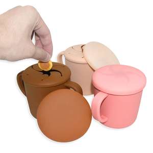 Bol à manger souple en silicone pour bébé, <span class=keywords><strong>anti</strong></span>-déversement, seau à friandises préscolaire, boîte à baies portable pour tout-petit, vaisselle lavable pour crèche - Product Image 5