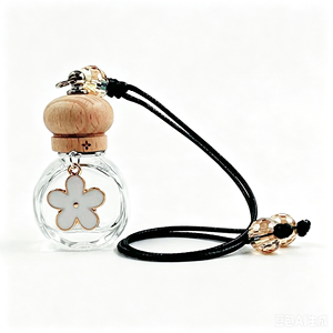 8ML Luxury Custom Logo Empty Glass Crystal Car Perfume Hanging <b>Bottle</b> - Product Image 3