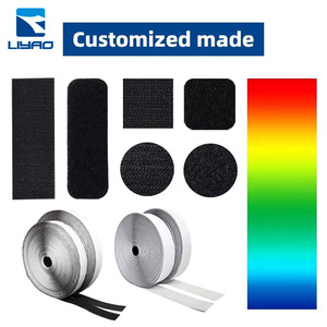 Ruban auto-adhésif à boucles et crochets personnalisé avec logo, 16 mm * 25 mètres, meilleur prix, double face, forte viscosité, produit d'usine - Product Image 4