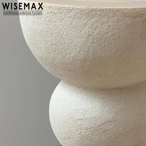 WISEMAX moderno <span class=keywords><strong>Exterior</strong></span> redondo pequeño hormigón <span class=keywords><strong>mesa</strong></span> de centro sala de estar cemento taburete <span class=keywords><strong>lateral</strong></span> para balcón Patio al aire libre <span class=keywords><strong>mesa</strong></span> de té - Product Image 3