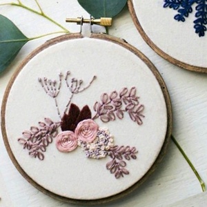 Sunflower Cross-Stitch Fabric Kit Cotton <b>Needle</b> <b>Threader</b> Yarns Embroidery Hoop for Home Decoration Rug Punch - Product Image 3