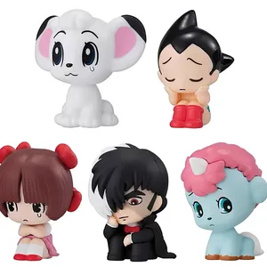 Figurines officielles BD - Série de figurines teaser des personnages d'Osamu Tezuka (<span class=keywords><strong>Leorio</strong></span> Astroboy Pinoko) - Jouets en plastique pour filles - Product Image 1
